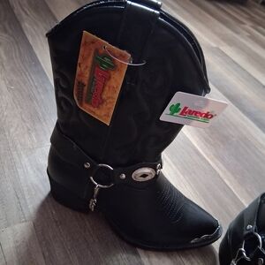 Laredo Black Western Boots